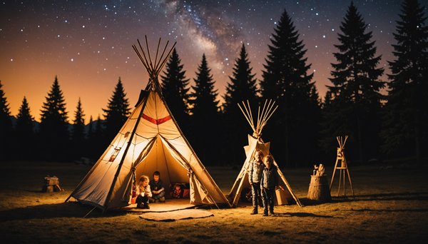 Créez un espace magique avec les tipis pour enfants
